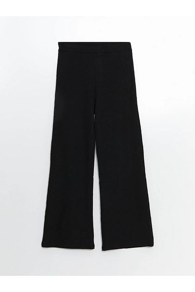 LC Waikiki Elastic Waist Textured Women's Trousers
