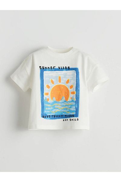 LC Waikiki Printed Baby Boy T-Shirt and Pants 2-Pack