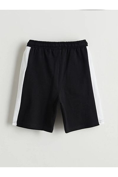 LC Waikiki Beşiktaş Printed Boys' Shorts with Elastic Waist