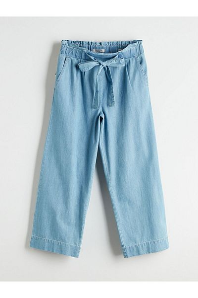 LC Waikiki New Season Elastic Waist Straight Fit Women's Jean Trousers - S5Jf69Z8