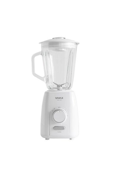 Vivax Oliva Vivax BL-600G Blender, 600 W, 1.5 L capacity, glass jar, 2 speeds, White