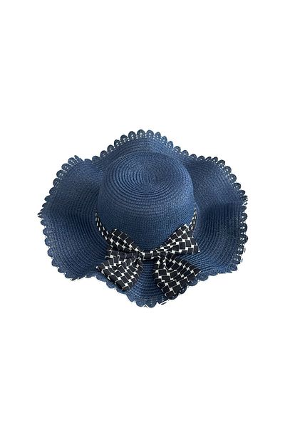 MUK's Beauty Tools Bow Daisy Model Women's Straw Hat Beach Hat