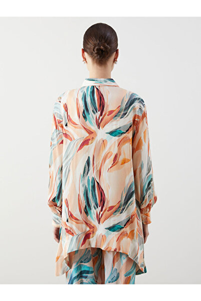 LC Waikiki Patterned Oversize Women's Shirt Tunic