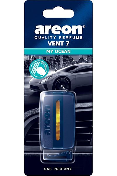 Areon My Ocean Scent Vent 7 Car Perfume | Fruity & Sweet Perfume Fragrances | Light, Fresh Scent and