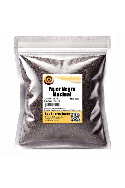 Top Ingrediente Piper Negru Macinat Extra - Vietnam