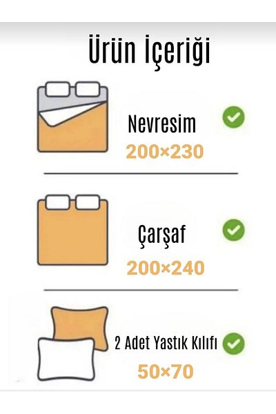 asiltr 100% Cotton Double Duvet Cover Set 4 Pieces.
