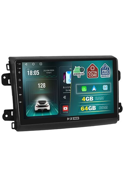 MaxTech Navigation Fiat Ducato 2015-2021 dedicated, 4 GB Ram 64 GB Rom OctaCore, Carplay & Android auto, 9"