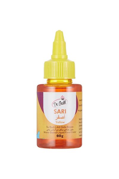Dr. Gusto Water Based Liquid Food Coloring Yellow 60 Gr Set of 3
