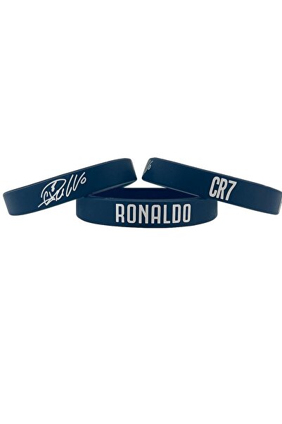 Tudivanyu Aksesuar 1 قطعة سوار كريستيانو رونالدو لكرة القدم لون أسود