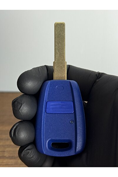 Mavi Keys فيات بونتو دوبلو ألبيا برافو حافظة التحكم الذكي 1 زر واحد أزرق