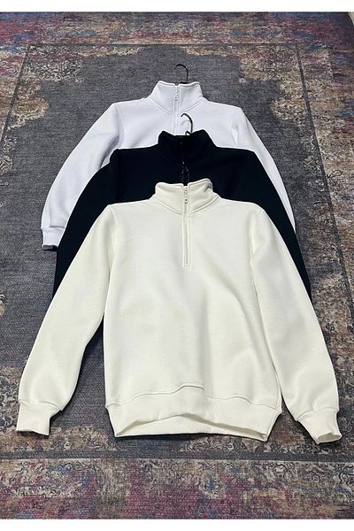 LC Waikiki Lc Waiki Set of 3 Advantage Package Half Zipper Sweatshirt Premium Quality