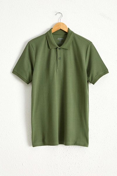 LC Waikiki Lc Waiki Men's Green T-Shirt Polo Neck Short Sleeve Basic Pike from Your Fashion Style