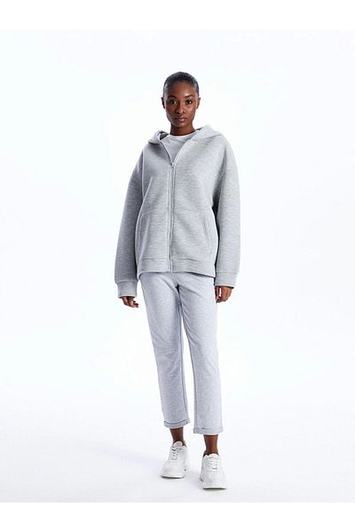 LC Waikiki Lc Waiki Hooded Oversize Women's Zippered Sweatshirt