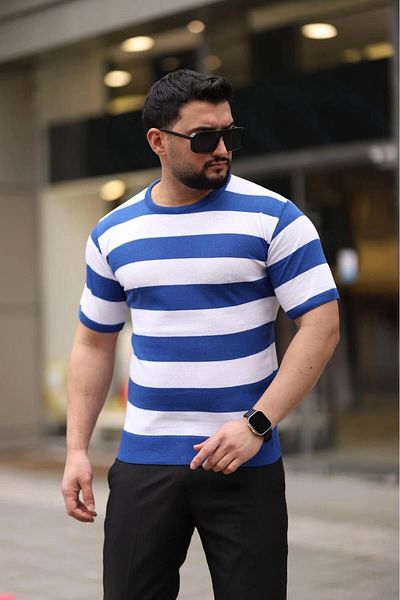 LC Waikiki تي شيرت LC WAIKI برقبة دائرية وأكمام قصيرة للرجال صيفي