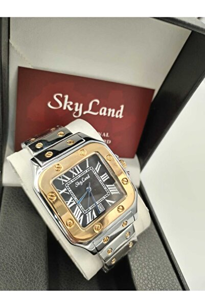 Skyland ساعة يد سكاي لاند استيل لرجال