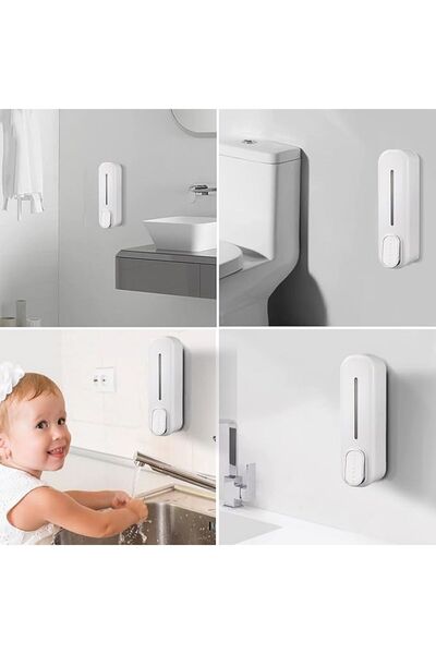 VIVOHOME 1Pcs 350ml Shower Shampoo Dispenser, Refillable Shampoo and Conditio...