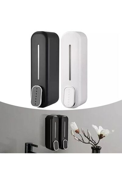 VIVOHOME 2 Pcs 350 ml Shower Shampoo Dispenser, Refillable Shampoo and Condit...