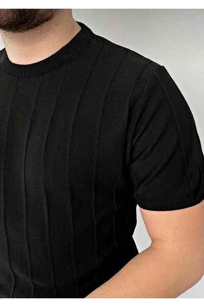 LC Waikiki Lc Waiki Crew Neck Short Sleeve Striped Men's Summer T-Shirt