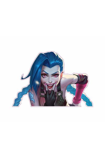 MS Major Selection Arcane Jinx Car, Motorcycle, Helmet, Laptop, Glass, Wall Sticker 15x10 cm