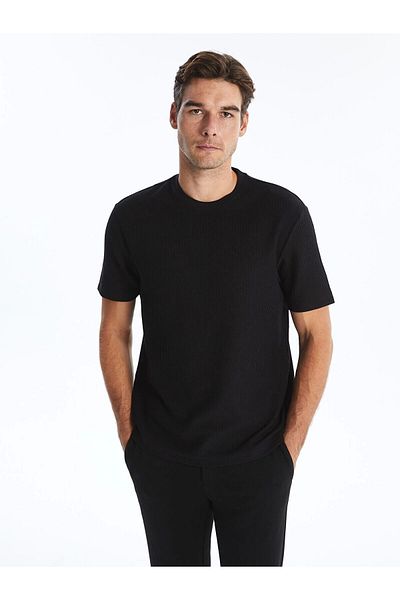 LC Waikiki Lc Waiki Lw - Crew Neck Short Sleeve Men's Textured T-Shirt
