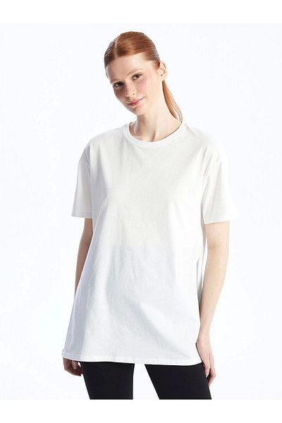 LC Waikiki Lc Waiki Crew Neck Plain Short Sleeve Women's T-Shirt