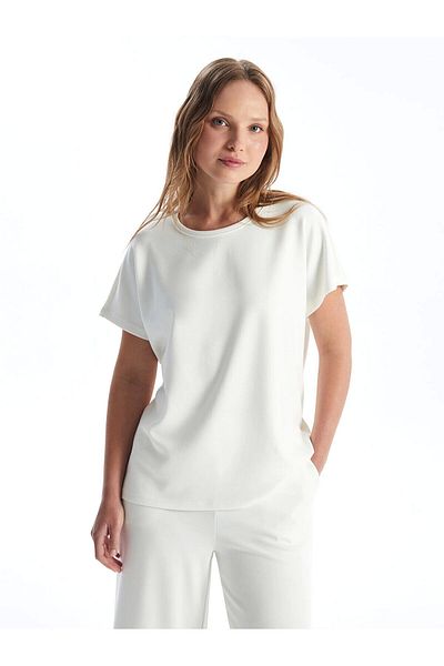 LC Waikiki Lc Waiki Crew Neck Plain Short Sleeve Women's T-Shirt