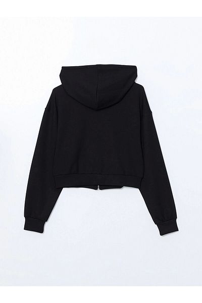 LC Waikiki Lc Waiki Hooded Women's Zippered Sweatshirt