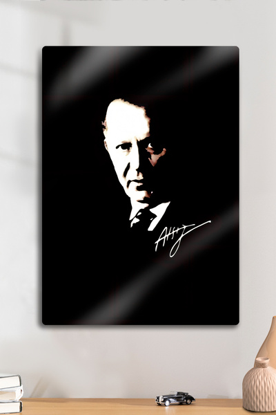 DekorHane Metal Print - Nihal Atsız, Nationalist, Turancı Turancı, Pictură se...