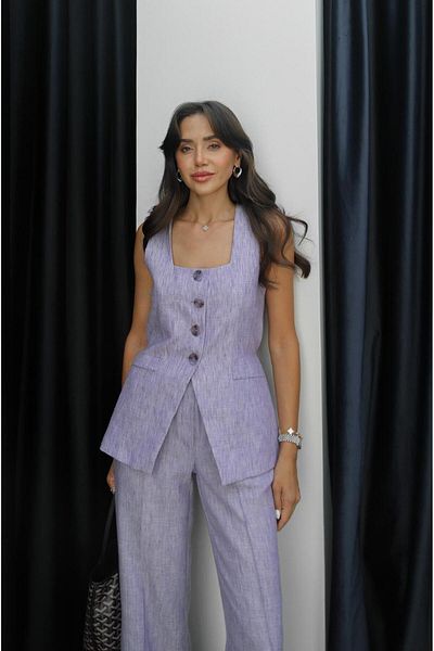 Havoş Σετ παντελόνι μωβ Sabina Vest