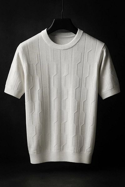 LC Waikiki Lc Waiki Striped Pattern Luxury Design Summer Short Sleeve Men's Knitwear T-Shirt - T-Shirt