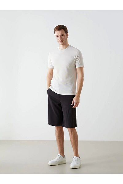 LC Waikiki Lc Waiki Classic Crew Neck Short Sleeve Men's Textured T-Shirt