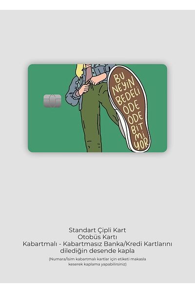 MS Major Selection What Is the Cost of Papara Tosla Card Covering Sticker Compatible for Papara, Tosla, Credit Card
