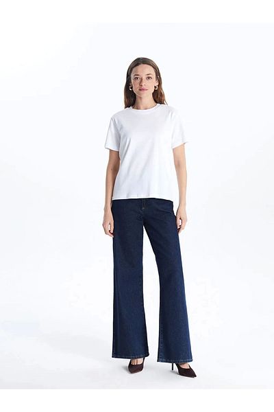 LC Waikiki Lc Waiki Classic White Crew Neck Women's T-Shirt