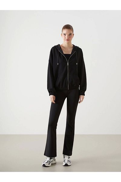 LC Waikiki Lc Waiki Hooded Oversize Women's Zippered Sweatshirt