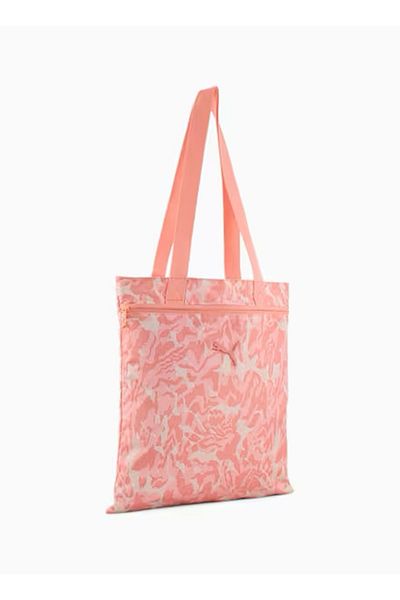Puma 09133602 Geantă de umăr pentru femei POP Tote Pink Fruit-AOP Pink