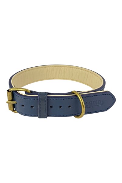 Canini Collar %100 Hakiki Deri Vintage Köpek Tasması, Yumuşak İç Katman, Dayanıklı ve Şık Tasarım Boyun Tasması