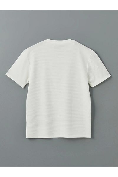 LC Waikiki Lc Waiki Vision Ecru Crew Neck Short Sleeve Men's Sports T-Shirt