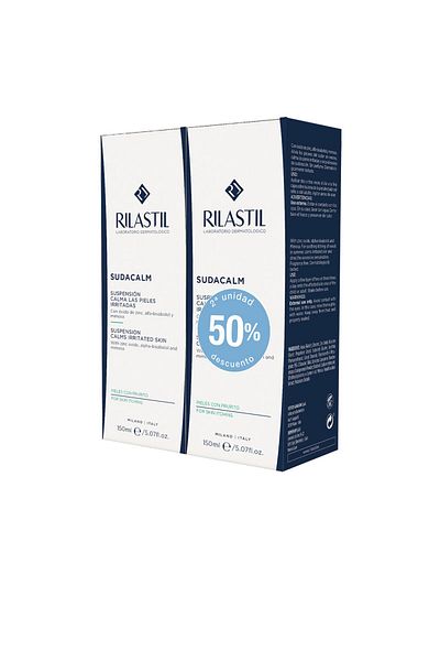 Rilastil Sudacalm Suspension Beruhigt Gereizte Haut, Packung Mit 2 X 150 ml