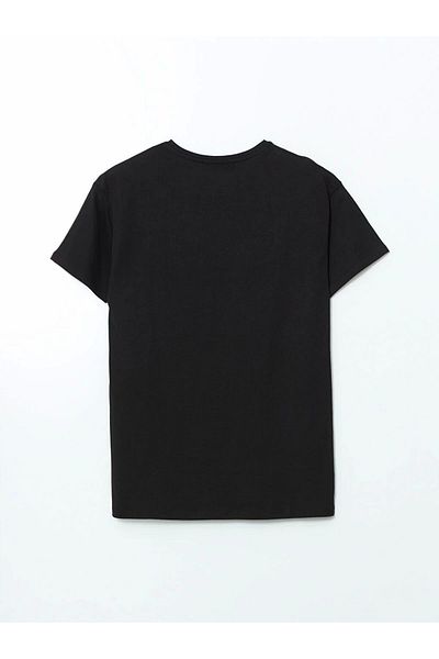 LC Waikiki Lc Waiki Classic Black Crew Neck Women's T-Shirt
