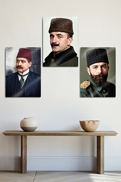 DekorHane Imprimare metalică - Pașari alianței și de dezvoltare, Cemal, Enver...