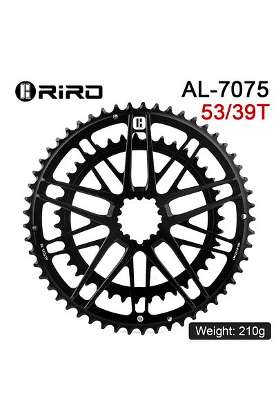 Choice Double 53-39T RIRO Carbon Fiber Crank Road Bike 11/12 Speed 50-34/53-39T Direct Mount Bicycle Cranks