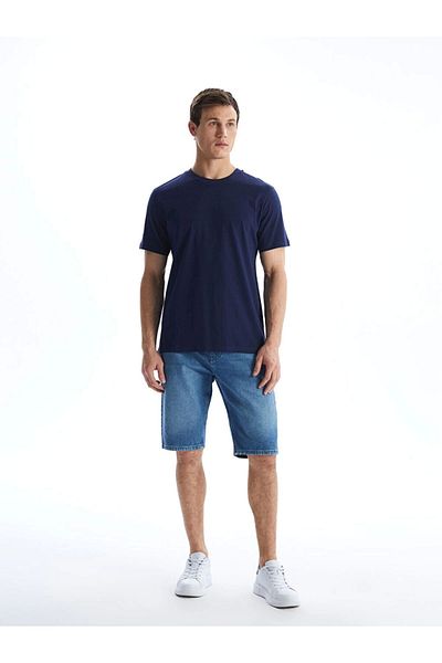 LC Waikiki Lc Waiki New Season Crew Neck Combed Cotton Men's T-Shirt - S5Jh08Z8