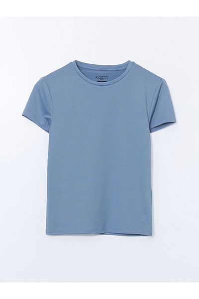 LC Waikiki Lc Waiki Koor Blue Crew Neck Women's T-Shirt