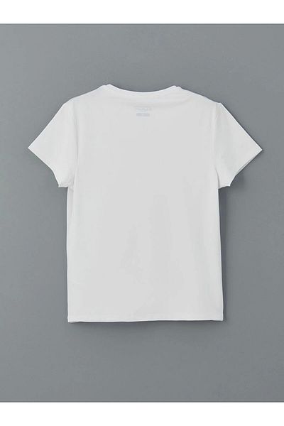 LC Waikiki Lc Waiki Koor White Crew Neck Women's T-Shirt