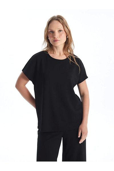 LC Waikiki Lc Waiki Basic Crew Neck Plain Short Sleeve Women's T-Shirt