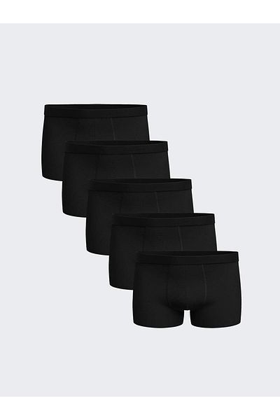 LC Waikiki Lc Waiki Standard Mold Cotton Flexible Men's Boxer 5 Pcs