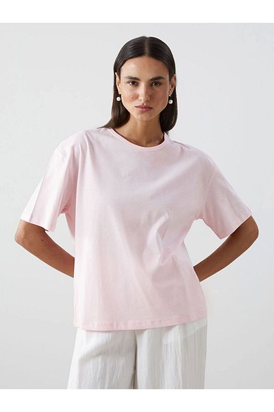 LC Waikiki Lc Waiki Crew Neck Oversize Women's T-Shirt