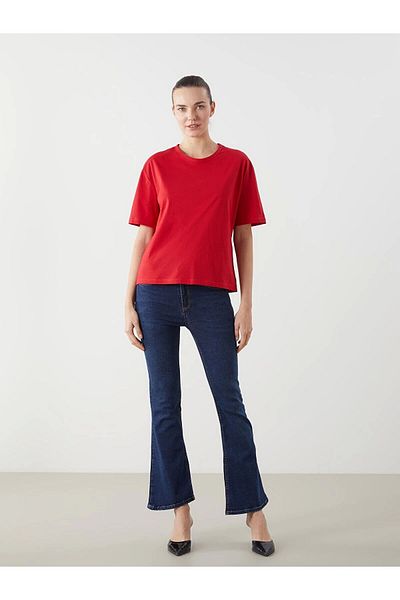 LC Waikiki Lc Waiki Crew Neck Oversize Women's T-Shirt