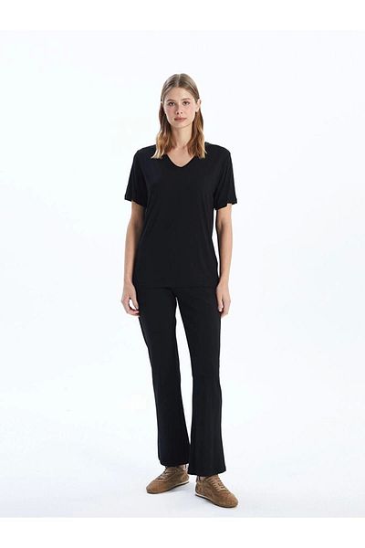 LC Waikiki Lc Waiki Classic V-Neck Women's T-Shirt