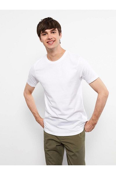 LC Waikiki Lc Waiki Casual Crew Neck Short Sleeve Combed Cotton Men's T-Shirt